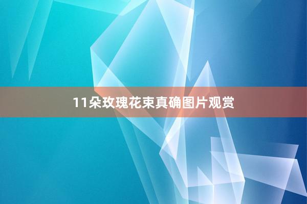 11朵玫瑰花束真确图片观赏